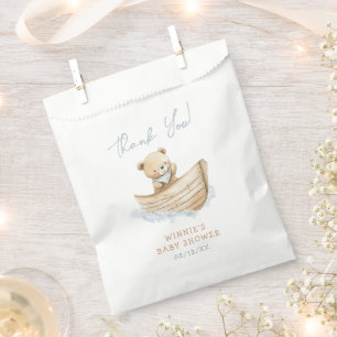 Little Sailor Teddy Bear Baby Shower Thank You Favour Bags