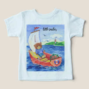 little sailor, teddy bear in a boat