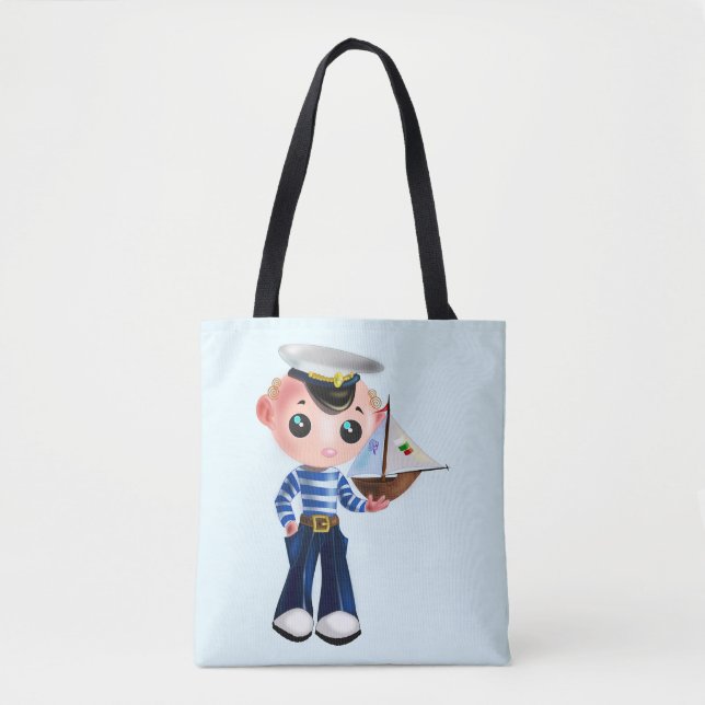 Little Sailor Tote Bag - Customisable (Front)