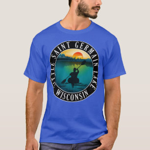 Little Saint Germain Lake Wisconsin Kayaking T-Shirt