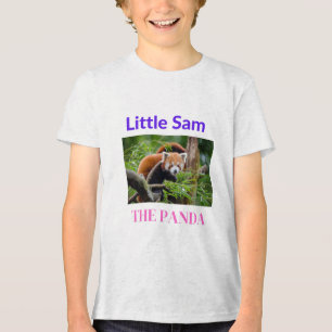 Little Sam the Panda Kids T-Shirt – Minimal & Ador Tri-Blend Shirt