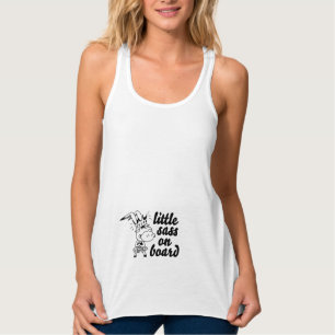 little sass on board T-shirt Singlet