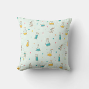 Little Scientist at Work” Cute Kids Science Cushion