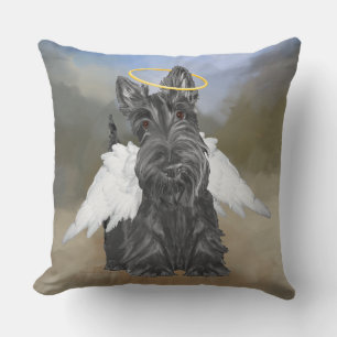 Little Scottie Angel Cushion