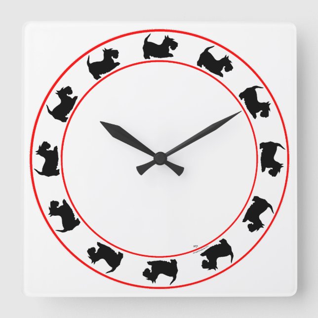 Little Scotties Clock (Front)