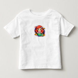 Little Sea Dreamer Mermaid – Cute Toddler Girl T-S T-Shirt
