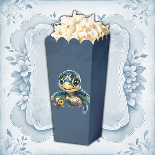 Little sea turtle exploring with her friend. favour box