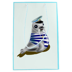 Little Seal Sailor Funny Gift Bag