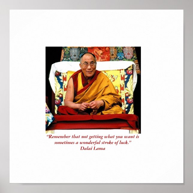 Little Seeds Art HH Dali Lama Quote Poster (Front)