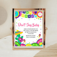 Little Senorita Fiesta Baby Shower Don't Say Baby