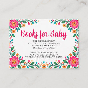 Little Señorita Mexican Fiesta Books for Baby Enclosure Card