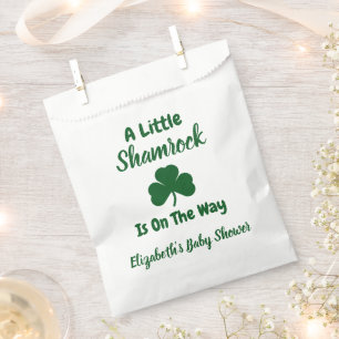 Little Shamrock St Patrick's Day Baby Shower Favour Bags