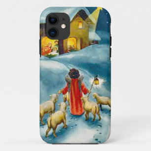 Little shepherd on the road to Bethlehem Case-Mate iPhone Case