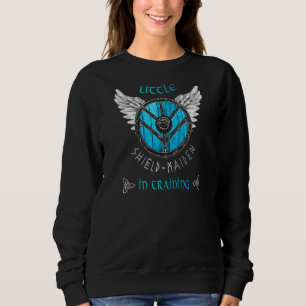 Little Shield Maiden in Training Lagertha´s Shield Sweatshirt