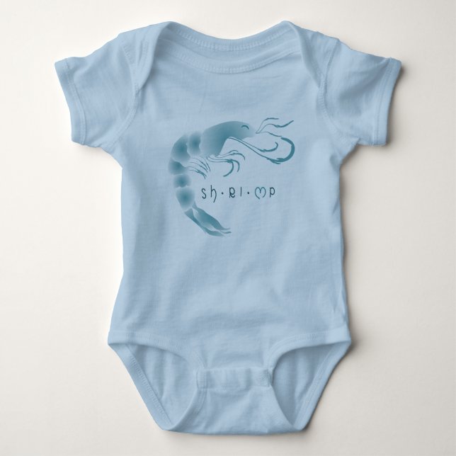 little shirmp baby bodysuit (Front)