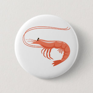 Little Shrimp 6 Cm Round Badge