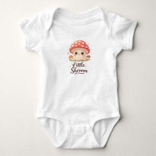 Little Shroom Baby Bodysuit – Cute Mushroom Charac