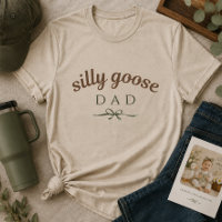 Little Silly Goose Dad Sage Green First Birthday 