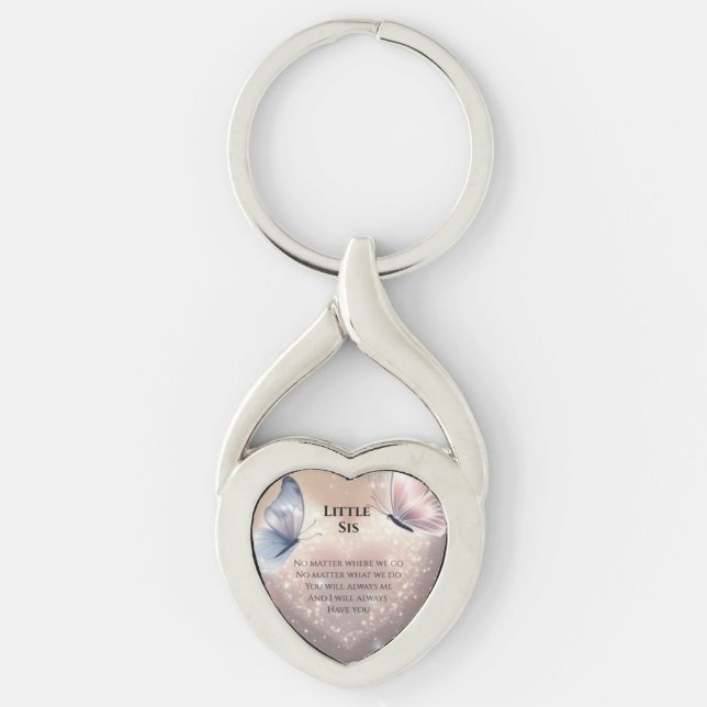 Little Sis Key Ring (Front)