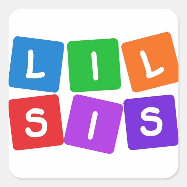 Little Sis stickers (Front)