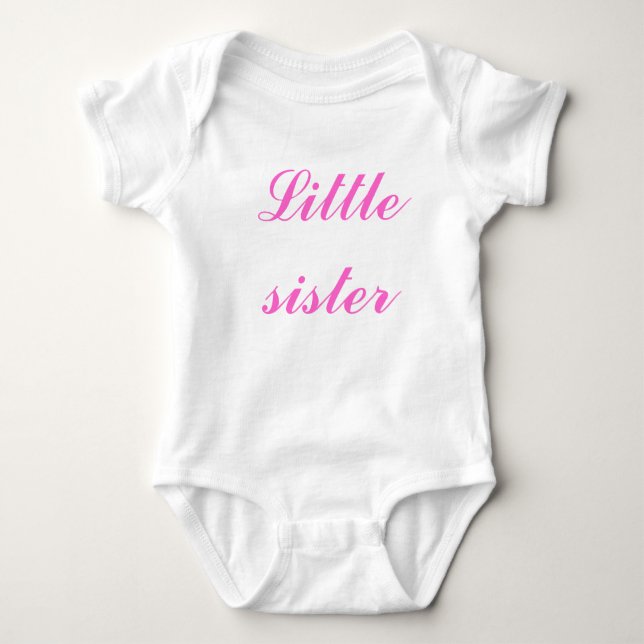 Little sister baby bodysuit (Front)