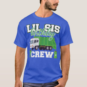 Little Sister Birthday Crew Garbage Truck Family M T-Shirt