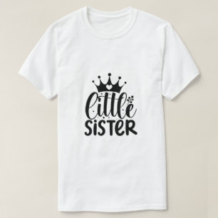 Little Sister Cute Sibling Matching T-Shirt