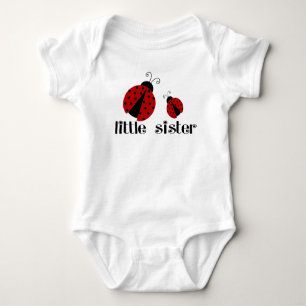Little Sister Ladybug Baby Bodysuit