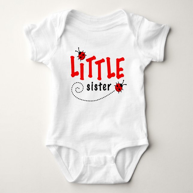 Little Sister Ladybug t-shirts (Front)