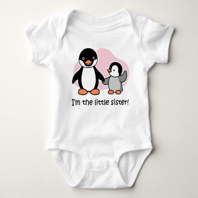 Little Sister Penguin t-shirts (Front)