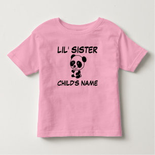 LITTLE SISTER Personalised T-shirts