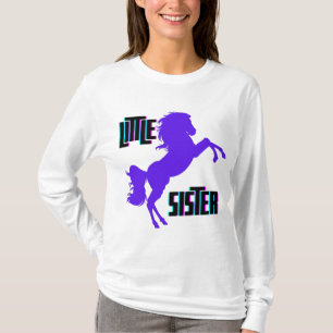 Little Sister Purple Pony T-Shirt