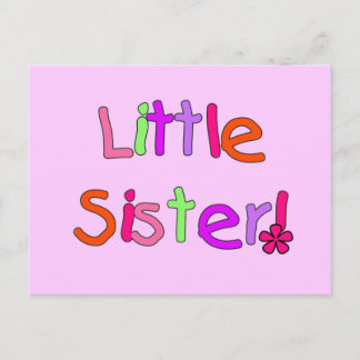Little Sister T-shirts and Gifts Postcard