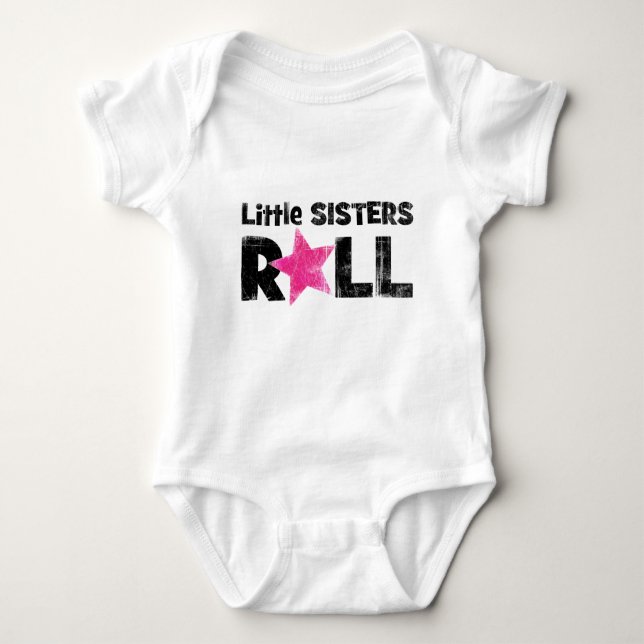 Little Sisters Roll Baby Bodysuit (Front)