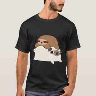 Little Sloth And Pug T-Shirt