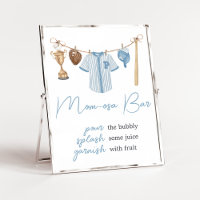 Little Slugger Baseball Baby Shower Mum Osa Bar