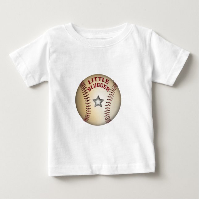 Little Slugger Baseball Baby T-Shirt (Front)