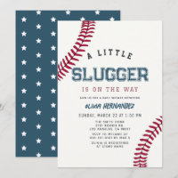Little Slugger Baseball Boy Baby Shower