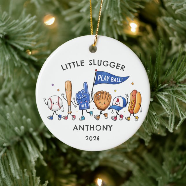 Little Slugger Baseball Ornament (Tree)