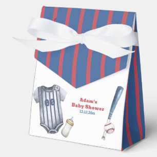 Little Slugger Baseball Shirt Boy Baby Shower  Favour Box
