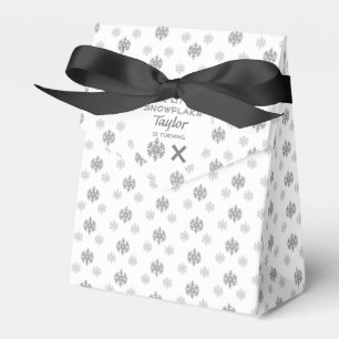 Little Snowflake Any Age Birthday Favour Box