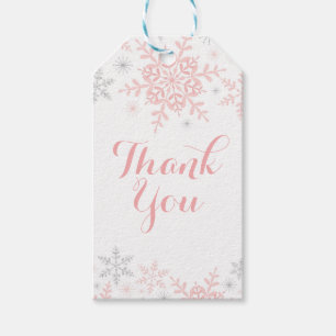 Little Snowflake Baby Shower Gift Tag