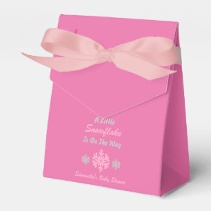 Little Snowflake On The Way Favour Box
