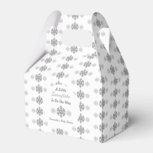 Little Snowflake On The Way Favour Box