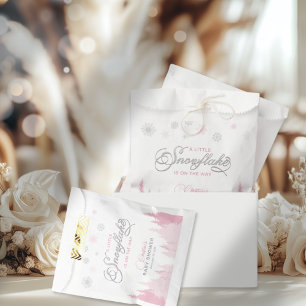 Little Snowflake Winter Baby Shower  Favour Bags