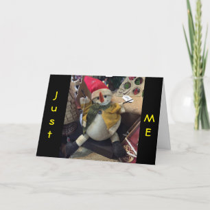 LITTLE SNOWMAN DELIGHTS IN WINTER/HOLIDAY SEASON HOLIDAY CARD