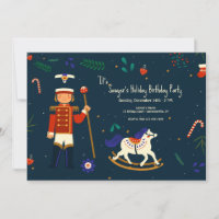 Little Soldier Birthday Party Invitation