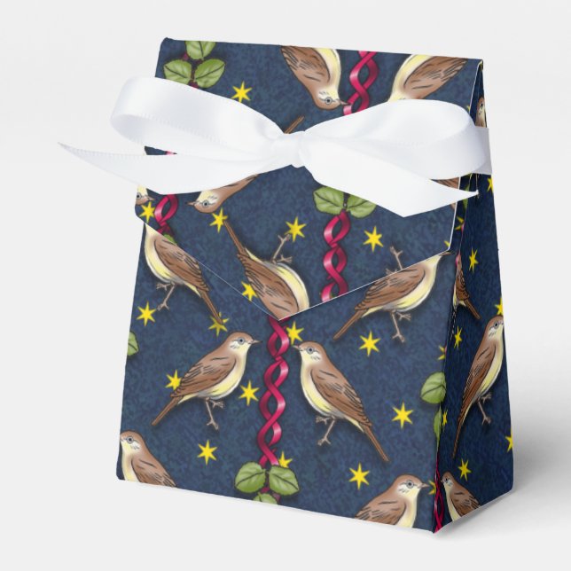 Little Song Birds Favour Box (Front Side)