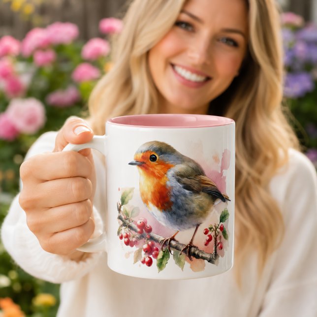 Little Songbird's Rest Two-Tone Coffee Mug (Creator Uploaded)