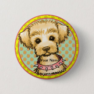 Little Spike Dog 6 Cm Round Badge